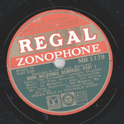 Organ Solo by Reginald Dixon - More Melodious Memories Teil I und II