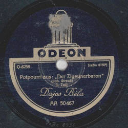 Dajos Bla Orch. - Potpourri aus der Zigeunerbaron