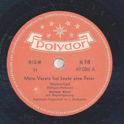 Dietmar Kivel - Mein Verein hat heute eine Feier / o weh,...
