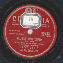 Harry James - Ill Buy That Dream / Memphis In June