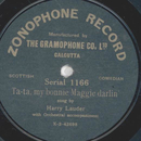 Sir Harry Lauder - Ta-Ta, my Bonnie Maggie Darlin /...