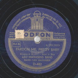 Leo Mathisens Band - Pardon Me, Pretty Baby / Stormy Weather