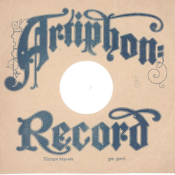 Original Artiphon Cover fr 25er Schellackplatten A5 B