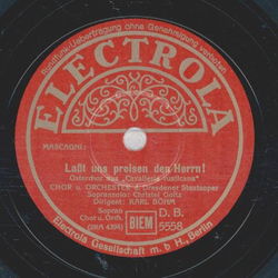 Karl Bhm - Lat uns preisen den Herrn! / Vorspiel zu Aida