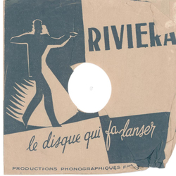 Original Riviera Cover fr 25er Schellackplatten A3 C