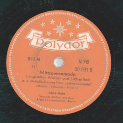 Alice Babs - Abends in Stockholm / Mittsommernacht