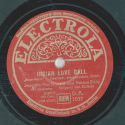 Jeanette Mac Donald und Nelson Eddy - Ah! Sweet Mystery of Life / Indian Love Call