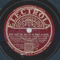 Willi Domgraf Fassbaender & Kthe Heidersbach - Wohl...