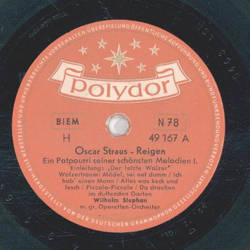 Wilhelm Stephan - Oscar Straus Reigen