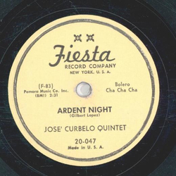 Jose Curbelo Quintet - Cha Cha Cha In Blue / Ardent Night