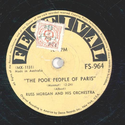 Russ Morgan - The Poor People af Paris / Annabelle