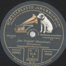 Grammophon-Streich-Orchester - Der Prophet:...