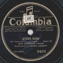 Don Cossacks Choir - a) Kanawka b) Dudka / Stenka Rasin