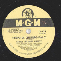 George Shearing Quintett - Tiempo De Cencerro Part 1 / Part 2