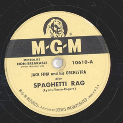Jack Fina - Spaghetti Rag / Shangri La