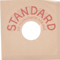 Original Standard Cover für 25er Schellackplatten