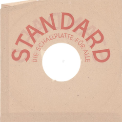 Original Standard Cover fr 25er Schellackplatten A1 C