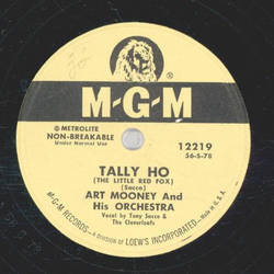 Art Mooney and his Orchestra - You Are The One / Tally Ho