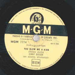 Ginny Gibson - Kiss / You Blew Me  A Kiss