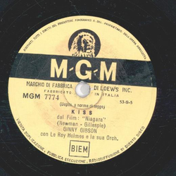 Ginny Gibson - Kiss / You Blew Me  A Kiss