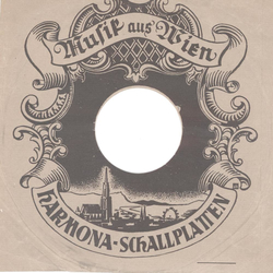 Original Harmona Cover fr 25er Schellackplatten A5 C