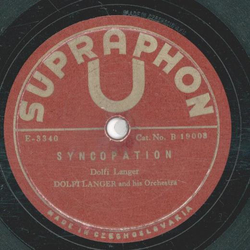 Dolfi Langer - Syncopation / Clarionets In Love