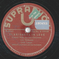 Dolfi Langer - Syncopation / Clarionets In Love