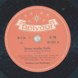 Renée Franke, Lonny Kellner, Detlev Lais, Cornel-Trio -...