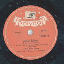 Alfred Wirth, Zither - Stammcaf / Zither-Ballade (Harry Lime Theme)