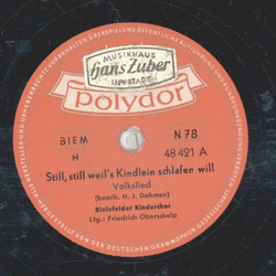 Bielefelder Kinderchor - Still, still weil´s Kindlein...