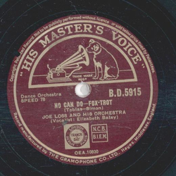 Joe Loss - Soon It Will Be Sunday / No Can Do