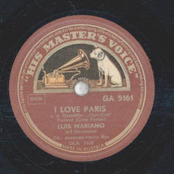Luis Mariano - Cest Magnifique / I Love Paris