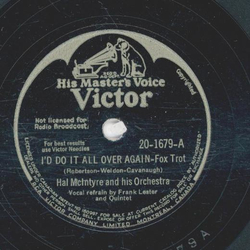 Hal McIntyre - I´d do it all over again / I´ll buy that...