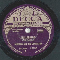 Ambrose - Hullabaloo / Plain Jane