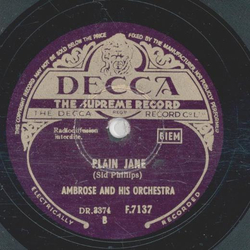 Ambrose - Hullabaloo / Plain Jane