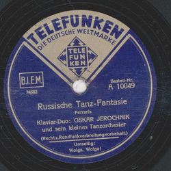 Oskar Jerochnik - Wolga, Wolga / Russische Tanz-Fantasie