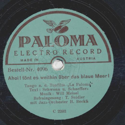H. Beckh - Gitarren spielt auf! / Ahoi! tönt es weithin über das blaue Meer!