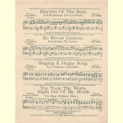 Notenheft / music sheet - I Was Lucky