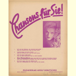 Notenheft / music sheet - Das Photoalbum