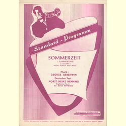 Notenheft / music sheet - Sommerzeit