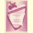 Notenheft / music sheet - Sommerzeit