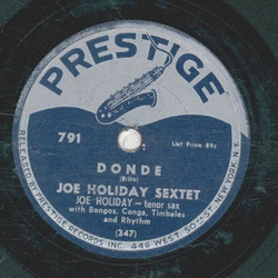 Joe Holiday Sextet - Donde / Joe Black Mambo