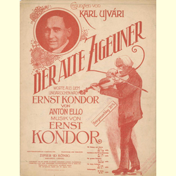 Notenheft / music sheet - Der alte Zigeuener