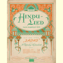 Notenheft / music sheet - Hindu Lied