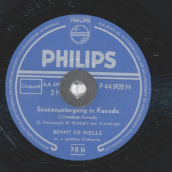 Benny de Weille - Mexikanische Serenade / Sonnenuntergang in Kanada