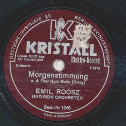 Emil Rosz - Morgenstimmung / Solvejgs Lied