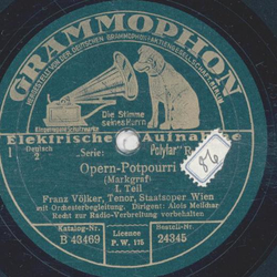 Franz Vlker - Opern-Potpourri Teil I und II