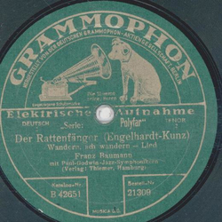 Franz Baumann - Der Vetter aus Dingsda / Der Rattenfnger