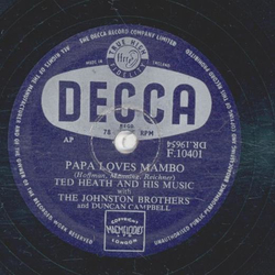 The Johnston Brothers - Papa Loves Mambo / Mambo in the Moonlight