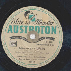 Bruce Low und das Geller-Quintett - Der S�dwind, der weht / Tennessee-Waltz
